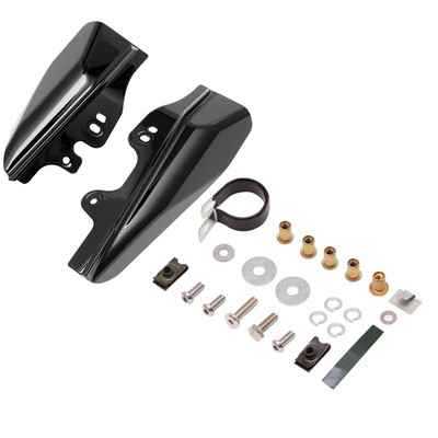 Deflector de aer pentru cadru mijlociu pentru motocicletă, sub scaun, motor pentru Harley Touring Street Electra Glide CVO Road King FLHR FLHX 2001-2022