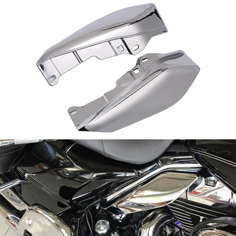 Deflector de aer pentru cadru mijlociu pentru motocicletă, sub scaun, motor pentru Harley Touring Street Electra Glide CVO Road King FLHR FLHX 2001-2022