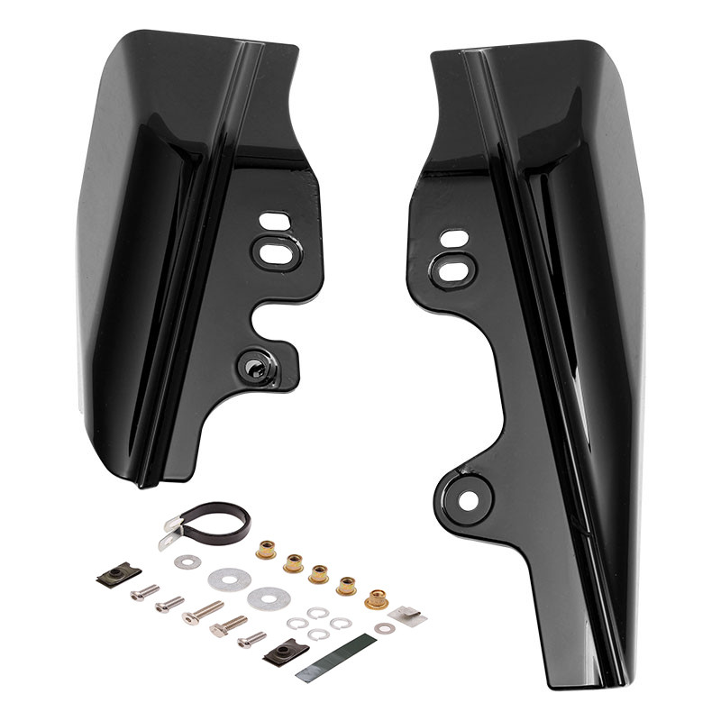 Deflector de aer pentru cadru mijlociu pentru motocicletă, sub scaun, motor pentru Harley Touring Street Electra Glide CVO Road King FLHR FLHX 2001-2022