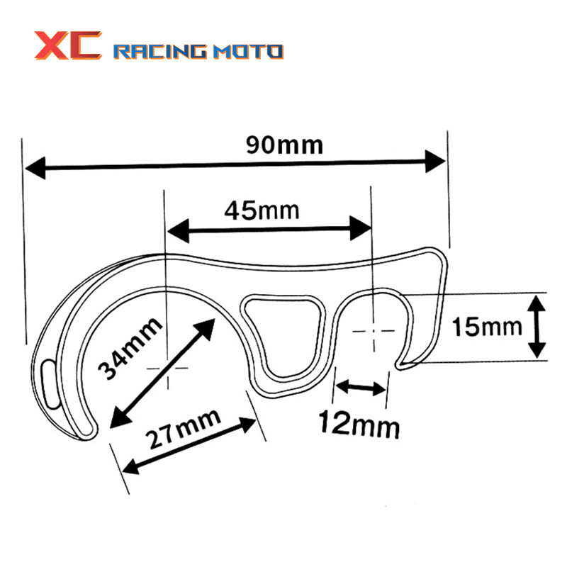 Universal Bicicletă Motocicletă Cataramă Frână Cârlig Blocare de siguranță pentru parcare Ramă pentru biciclete Blocare pentru parcare pentru KTM EXC Yamaha Kasawaki Honda