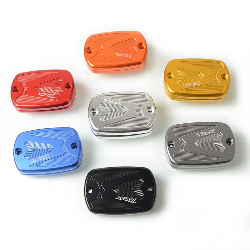 NOU CNC aluminiu roșu capac capac rezervor rezervor lichid de frână pentru motocicletă pentru YAMAHA T-Max 500 TMAX 500 TMax 530 TMAX 560 LOGO
