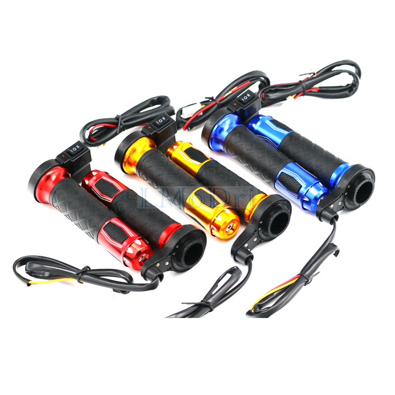 LMODRI Motocikl Električni grijani rukohvati Motocikl Hot Grip ATV Skuter 22 mm 7/8" Upravljač Grijač za ruke Aluminij 12V