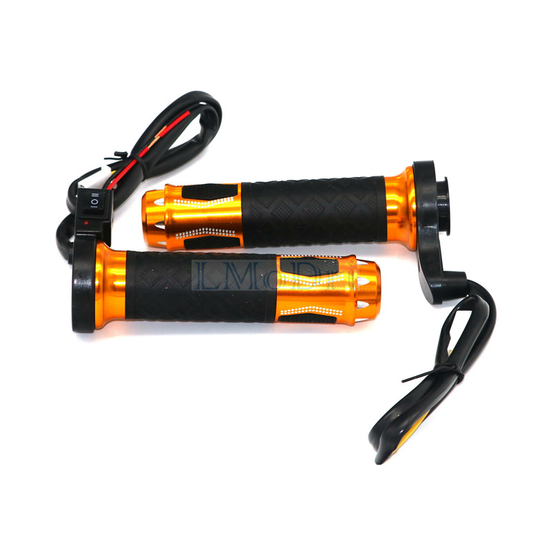 LMODRI Motocikl Električni grijani rukohvati Motocikl Hot Grip ATV Skuter 22 mm 7/8" Upravljač Grijač za ruke Aluminij 12V