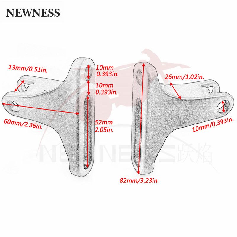 Suport pentru picioare pentru pasager spate pentru motociclete + set de suport pentru Harley Touring Road King Street Glide Electra Glide 1993-2021