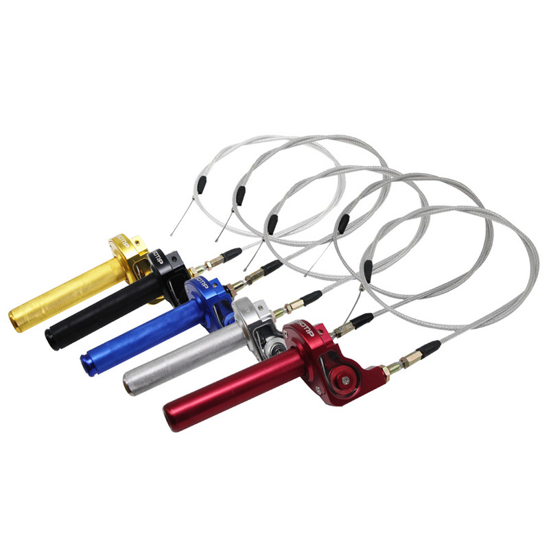 ZS Racing 22mm CNC aluminiu Acerbs mâner de accelerație Quick Twister + cablu de accelerație CRF50 70 110 IRBIS 125 250 Dirt Bike Motocicletă