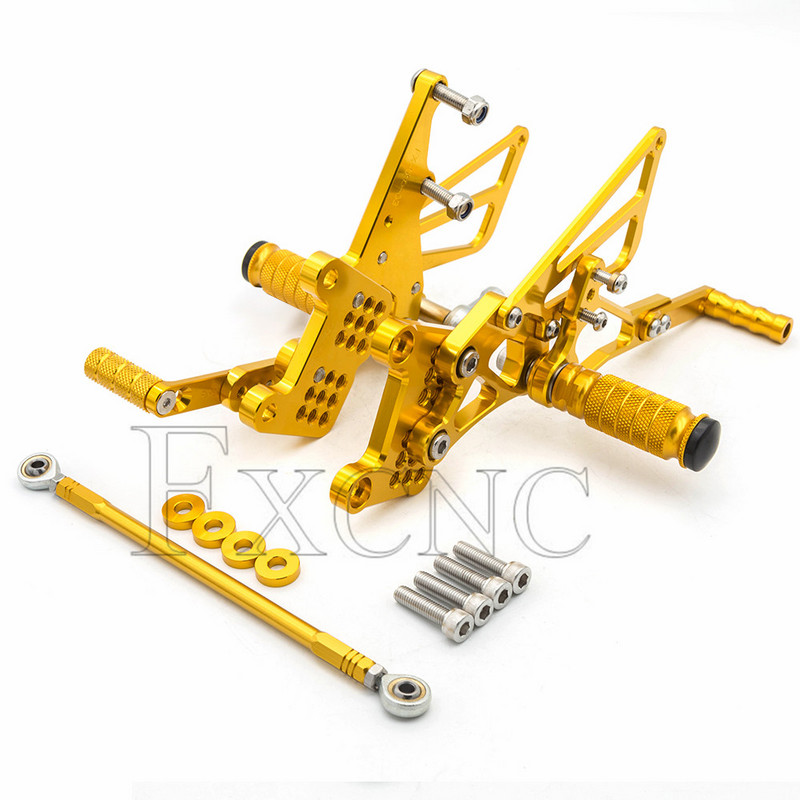 Pentru TRIUMPH Speed Triple 509, 595, 955, 1050, 2002-2010, suport pentru picioare pentru motociclete, suport pentru picioare, set de picioare din aluminiu reglabil.