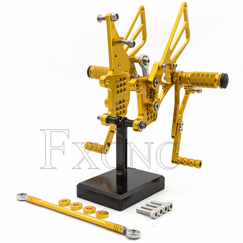 Pentru TRIUMPH Speed Triple 509, 595, 955, 1050, 2002-2010, suport pentru picioare pentru motociclete, suport pentru picioare, set de picioare din aluminiu reglabil.