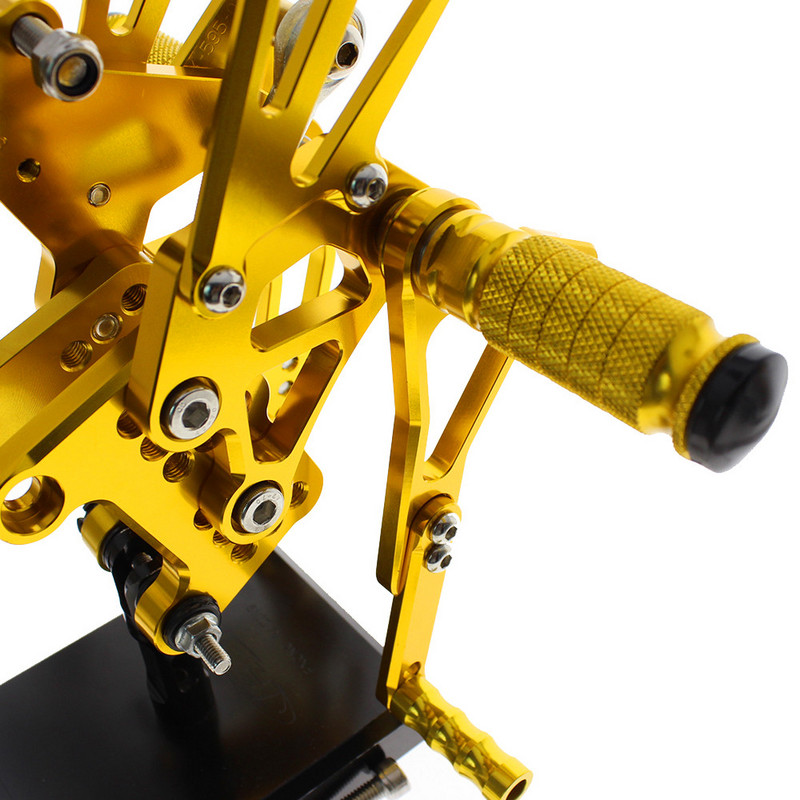 Pentru TRIUMPH Speed Triple 509, 595, 955, 1050, 2002-2010, suport pentru picioare pentru motociclete, suport pentru picioare, set de picioare din aluminiu reglabil.