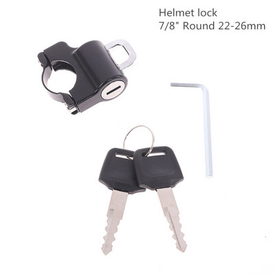 Blocare antifurt cu 2 chei Blocare pentru încărcător de baterie pentru motocicletă Blocare pentru căști/comutator de aprindere Cheie/bicicletă electrică spate Scooter E-bike