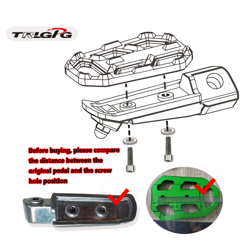 Suport pentru picioare CNC Billet lat Suport pedală suport pentru picioare pentru Kawasaki VERSYS-X300 Versys650 VERSYS1000 2010-2020 2019 2018 2017