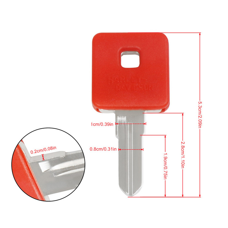 Lamă netăiată pentru cheie neagră pentru motocicletă pentru Harley Sportster XL883 883C 883N 883L 883R XL1200 1200C 1200R 1200N 1200L