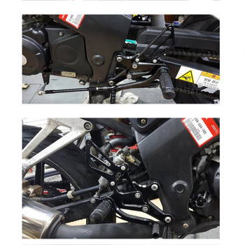 Мотоциклетна опора за крака за Honda CBR150 CBR150R CBR125 2004-10 09 Регулируема поставка за крака за CBR 150R Колче за крака на педала