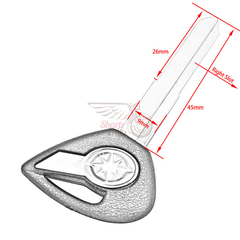 Accesorii pentru motociclete Cheie goală Lamă netăiată pentru YAMAHA VStar DS400 DS650 Dragstar XV1900 XVS400 XVS650 XVS1300 XVS950 Negru/Roșu