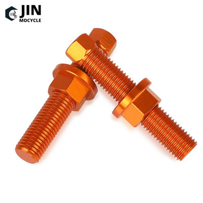 Blocuri de punte spate M10 șurub de reglare a lanțului pentru KTM SX SXF EXCF 125 150 250 350 450 530 690 990 1190 SMC SMR Adventure RC8