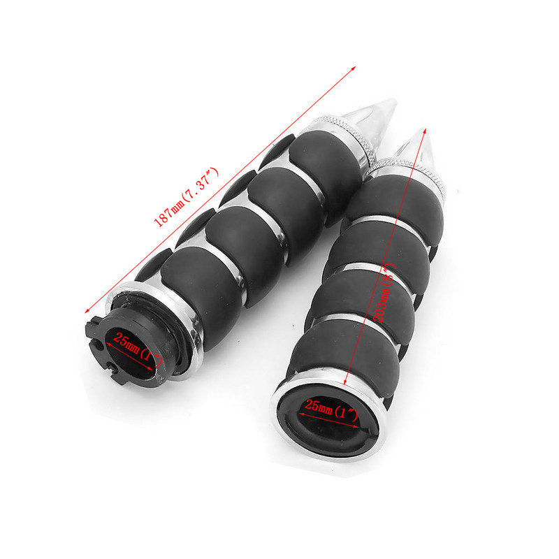1 pereche de mânere universale de 25mm 1" pentru ghidon de motocicletă pentru Harely Cruiser Chopper Custom Sportster BObber Touring