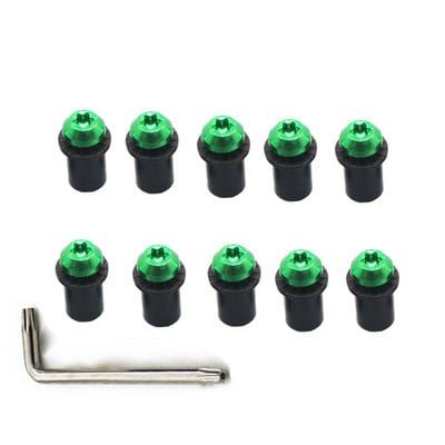 Șuruburi de parbriz M5 de 5 mm, monturi de carenare, șuruburi de parbriz pentru Honda CBR600 CBR 600 F4i CBR1000RR CB400 VFR800