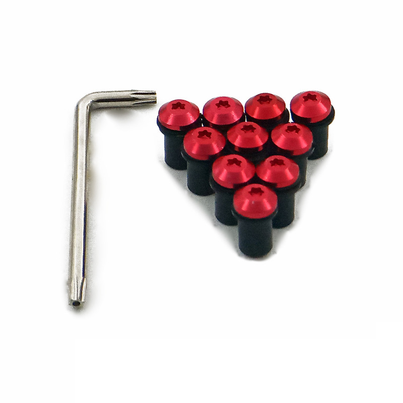 Șuruburi de parbriz M5 de 5 mm, monturi de carenare, șuruburi de parbriz pentru Honda CBR600 CBR 600 F4i CBR1000RR CB400 VFR800