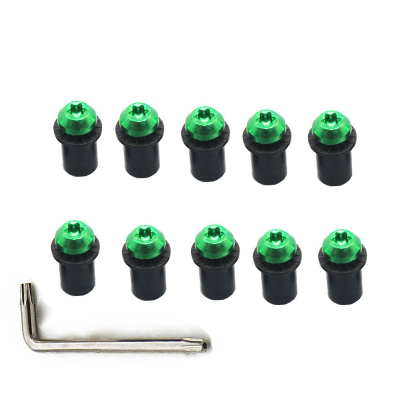 Șuruburi de parbriz M5 de 5 mm, monturi de carenare, șuruburi de parbriz pentru Honda CBR600 CBR 600 F4i CBR1000RR CB400 VFR800