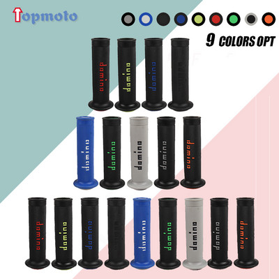 7/8 "22 24mm mâner pentru motociclete pentru KTM YAMAHA Universal Pit Bike Motocross Motocicletă din cauciuc GEL Domino Grip 9 culori