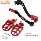 Pentru HONDA CR250R CRF150R CRF250R CRF450R CRF450RX CRF450X 2001-2009 2010-2020 Nou Picior Suport pentru picioare Pedale de frana Maneta schimbator