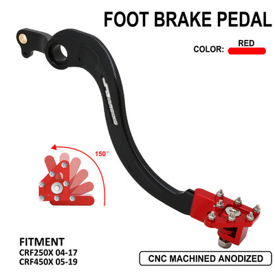 Pentru HONDA CR250R CRF150R CRF250R CRF450R CRF450RX CRF450X 2001-2009 2010-2020 Nou Picior Suport pentru picioare Pedale de frana Maneta schimbator