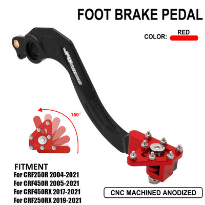 Pentru HONDA CR250R CRF150R CRF250R CRF450R CRF450RX CRF450X 2001-2009 2010-2020 Nou Picior Suport pentru picioare Pedale de frana Maneta schimbator