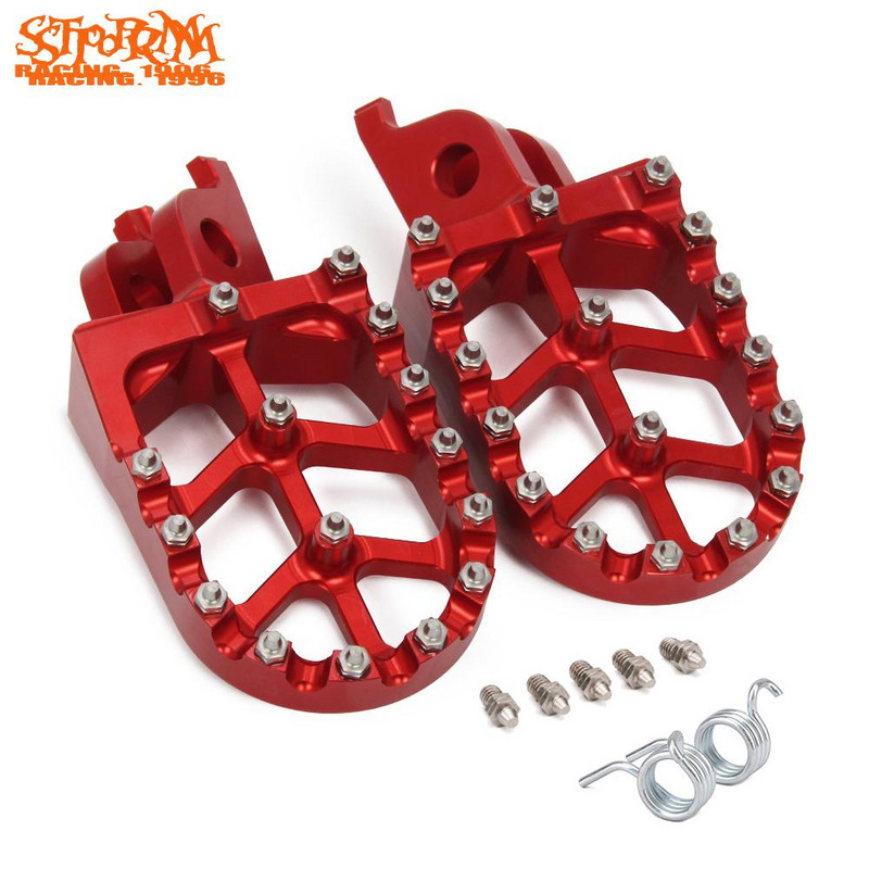 За HONDA CR250R CRF150R CRF250R CRF450R CRF450RX CRF450X 2001-2009 2010-2020 Ново стъпало Подложка за крака Спирачни педали Лост за превключване