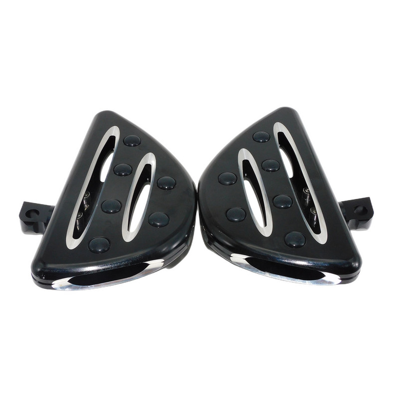 Podnice za noge stražnjeg suvozača na motociklu Podne daske Podnice za noge Crna/Kromirana za Harley Sportster XL 883 1200 Touring Dyna