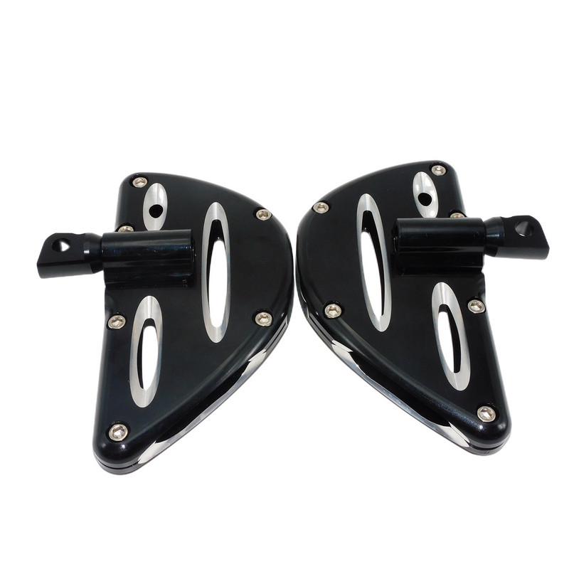 Podnice za noge stražnjeg suvozača na motociklu Podne daske Podnice za noge Crna/Kromirana za Harley Sportster XL 883 1200 Touring Dyna