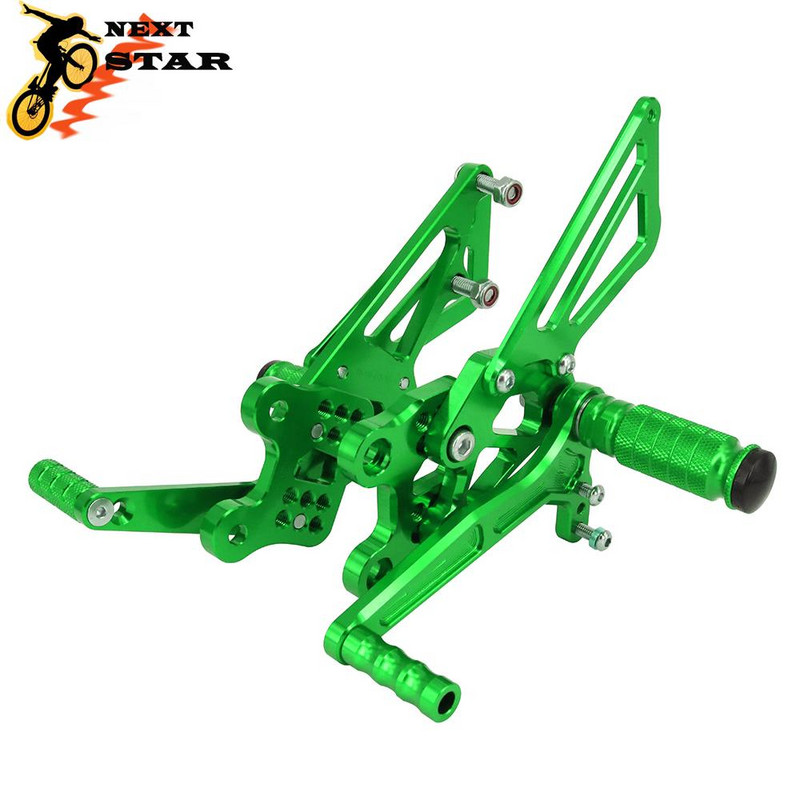 Suport pentru picioare din spate reglabil pentru motociclete Suport pentru picioare Pedale pentru Kawasaki ZX-14R ZX14R ZX 14R ABS 2012-2017