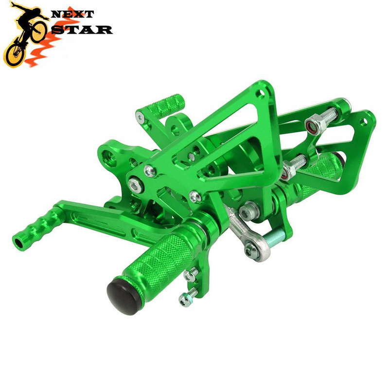 Suport pentru picioare din spate reglabil pentru motociclete Suport pentru picioare Pedale pentru Kawasaki ZX-14R ZX14R ZX 14R ABS 2012-2017