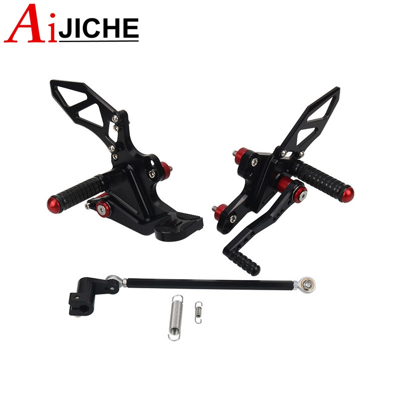 Set spate reglabil CNC pentru motociclete Suport pentru picioare Suport pentru picioare pentru HONDA CB650F CBR650F CB650R CBR650R CB 650F 650R CBR 650R