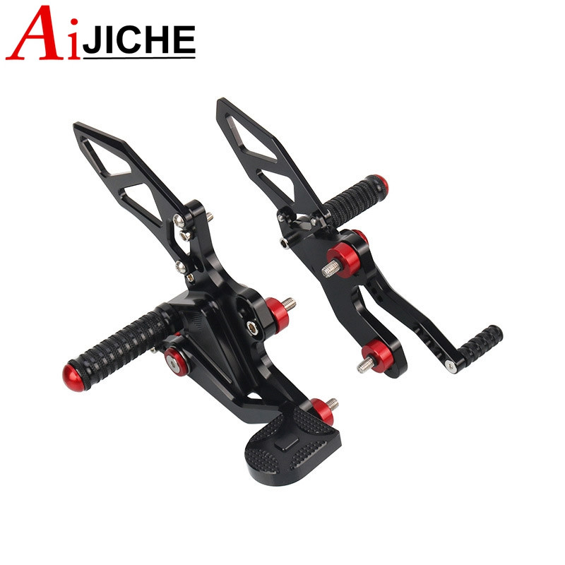 Set spate reglabil CNC pentru motociclete Suport pentru picioare Suport pentru picioare pentru HONDA CB650F CBR650F CB650R CBR650R CB 650F 650R CBR 650R