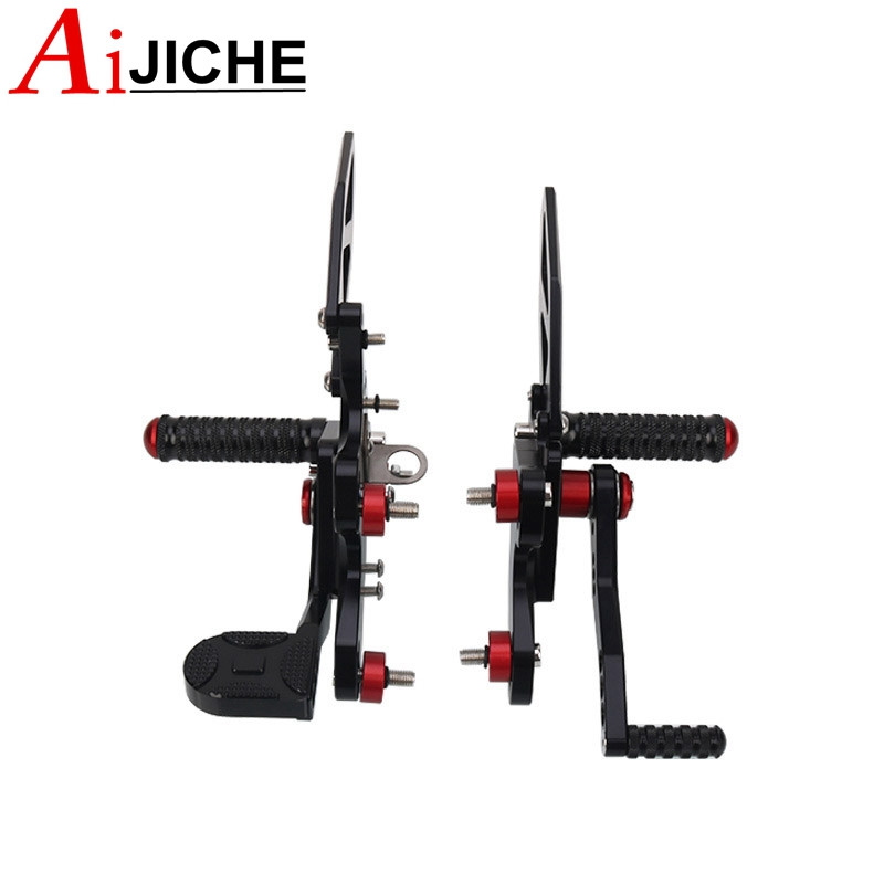 Set spate reglabil CNC pentru motociclete Suport pentru picioare Suport pentru picioare pentru HONDA CB650F CBR650F CB650R CBR650R CB 650F 650R CBR 650R