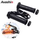 Mânere încălzite de mână pentru motociclete Mânere modelate electrice Bară de motor pentru scuter Încălzitor de mâini 22 mm motocross vespa Mâner reglabil cu prindere caldă