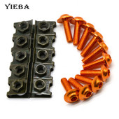 10 komada CNC motocikla Aluminij 6 mm Vijci oplate Spire Brzina Stezaljke Vijci Opružne matice Za RC 390 125 125 SX 125 EXC