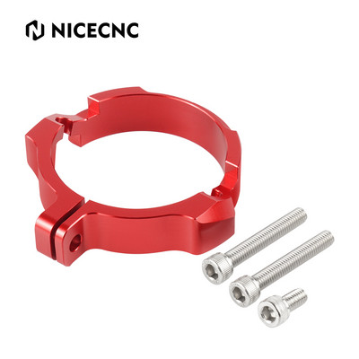 NICECNC Protector de protecție pentru flanșă de evacuare pentru motociclete pentru GASGAS GAS GAS EX EC MC 250 300 EC250 2021 2022 Accesorii din aluminiu