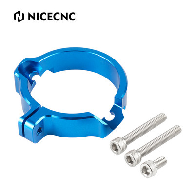 NICECNC Protector de protecție pentru flanșă de evacuare pentru motociclete pentru GASGAS GAS GAS EX EC MC 250 300 EC250 2021 2022 Accesorii din aluminiu
