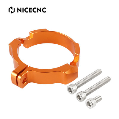 NICECNC Protector de protecție pentru flanșă de evacuare pentru motociclete pentru GASGAS GAS GAS EX EC MC 250 300 EC250 2021 2022 Accesorii din aluminiu