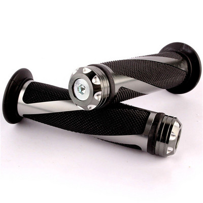 Mâner universal de 7/8 "22 mm pentru ghidon pentru motociclete pentru Kawasaki Honda Yamaha Suzuki Benelli Ducati