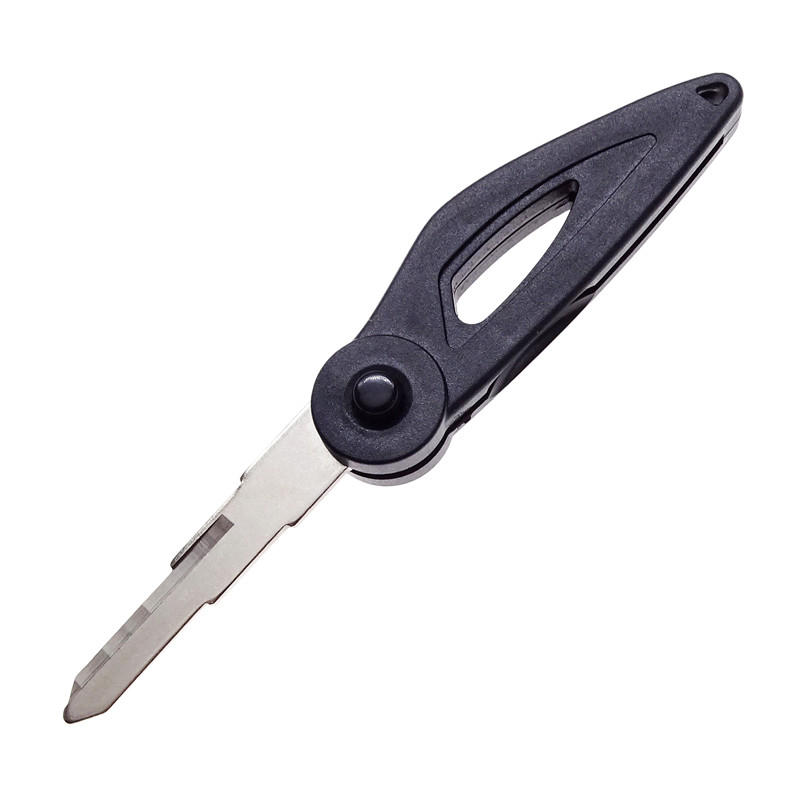 Cheie pliabilă cu fantă universală pentru motocicletă, lamă dreapta și stânga, chei netăiate, pliabile, pentru Benelli Honda CB600 CB800 Kawasaki