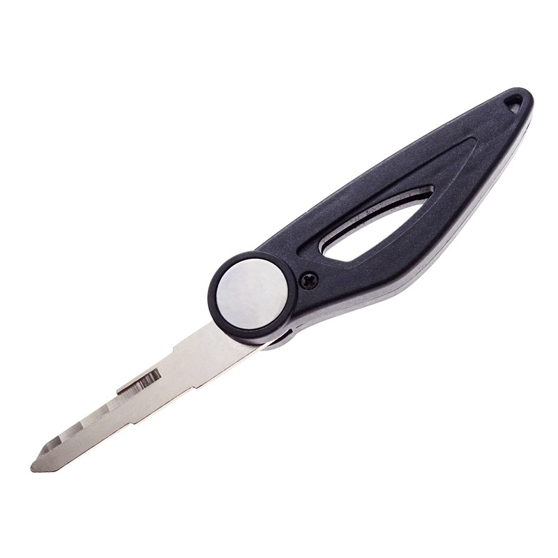 Cheie pliabilă cu fantă universală pentru motocicletă, lamă dreapta și stânga, chei netăiate, pliabile, pentru Benelli Honda CB600 CB800 Kawasaki