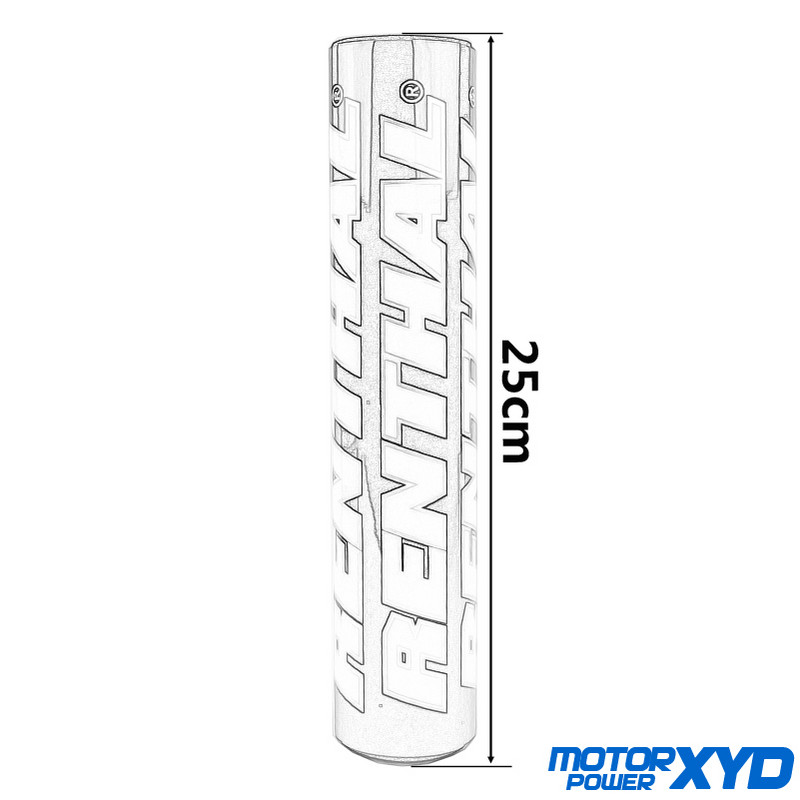 Ghidon de 250 mm pernă rotundă bară transversală bară de spumă pentru HONDA YAMAHA KAWASAKI SUZUKI Motocross Dirt Bike ATV Quad