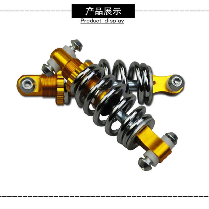 2 buc. Amortizoare spate de înaltă performanță de 125 mm pentru scuter electric pentru biciclete, amortizoare spate cu arc universale pentru bicicletă electrică