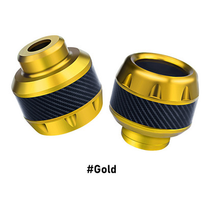 2 buc. Glisor universal pentru cadru pentru motocicletă, șurub de blocare a roții din față pentru cadru de motocicletă, glisor multicolor pentru bicicletă cu scuter