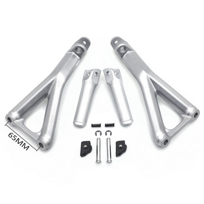 Pedală Suport Picior Pentru Pasager 2018-2020 Ducati Panigale V4/S Aftermarket Livrare Gratuită Piese Motociclete Argintiu Spate