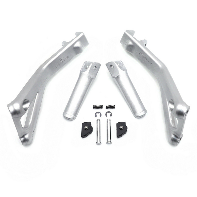 Pedală Suport Picior Pentru Pasager 2018-2020 Ducati Panigale V4/S Aftermarket Livrare Gratuită Piese Motociclete Argintiu Spate