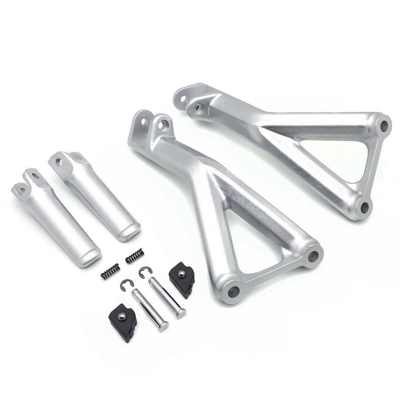 Pedală Suport Picior Pentru Pasager 2018-2020 Ducati Panigale V4/S Aftermarket Livrare Gratuită Piese Motociclete Argintiu Spate