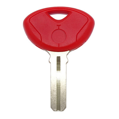 JIUWAN Motocicletă roșu/negru, lamă netăiată, cheie goală potrivită pentru BMW F650 F800 S1000RR R1200 K1200 K1300