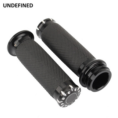 Mâner de mâner de 1" 25 mm Mâner electronic de accelerație Mânere pentru Harley Touring Street Glide Road Glide Softail Dyna FXDLS